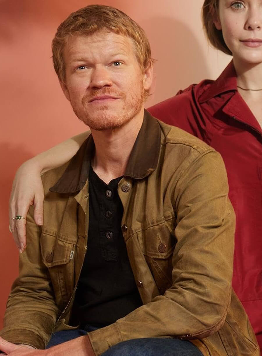 Jesse Plemons Love and Death Brown Jacket