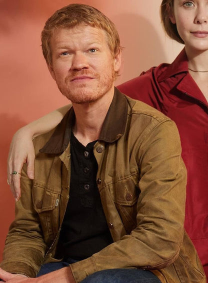 Jesse Plemons Love and Death Brown Jacket