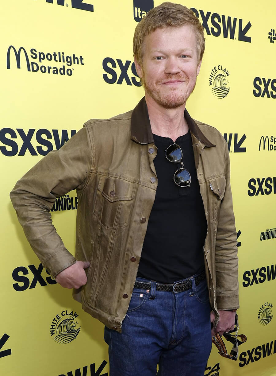Jesse Plemons Love and Death Brown Jacket