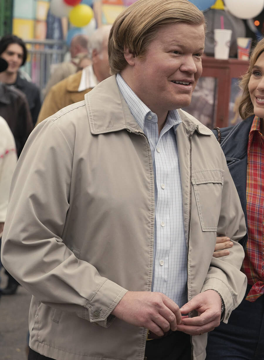 Jesse Plemons Love and Death Grey Jacket
