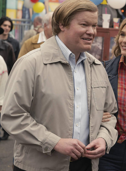 Jesse Plemons Love and Death Grey Jacket