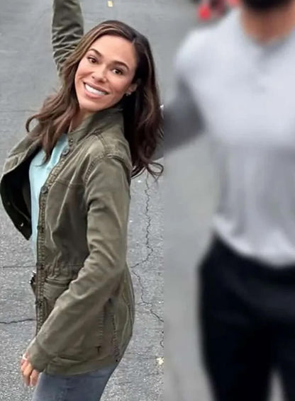Jessica Camacho Countdown Green Cotton Jacket