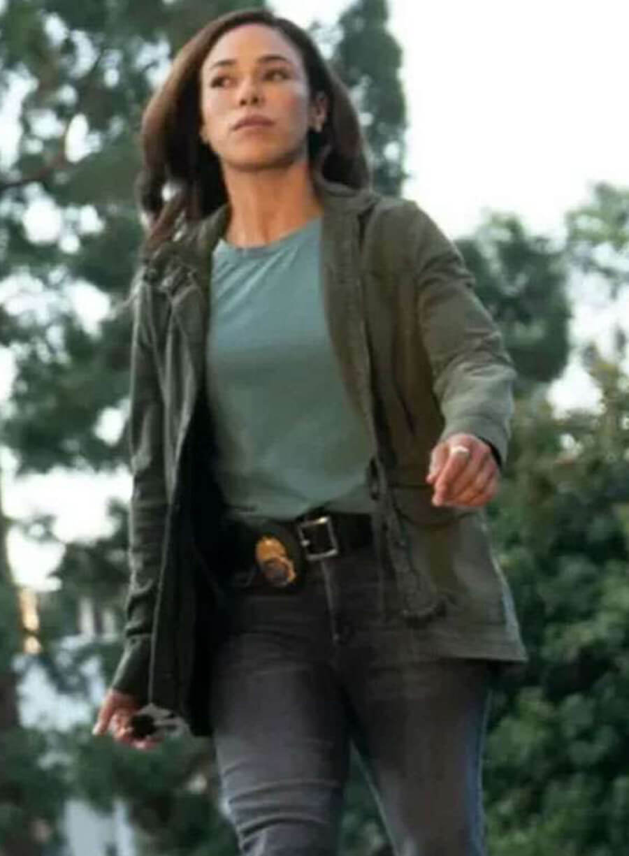 Jessica Camacho Countdown Green Cotton Jacket