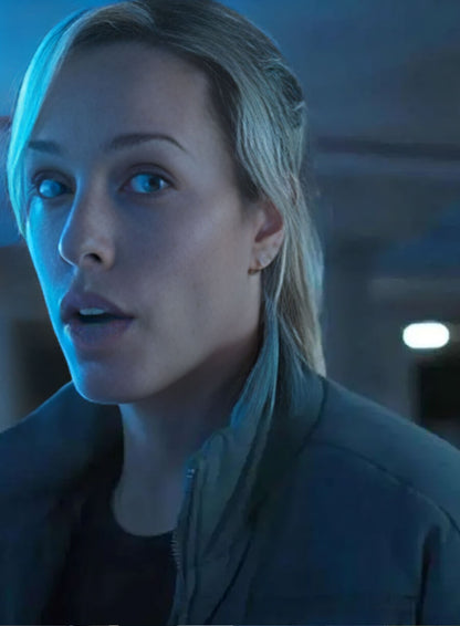 Jessica McNamee Mortal Kombat II Green Jacket