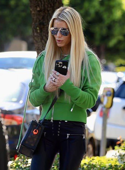 Jessica Simpson Green Jacket