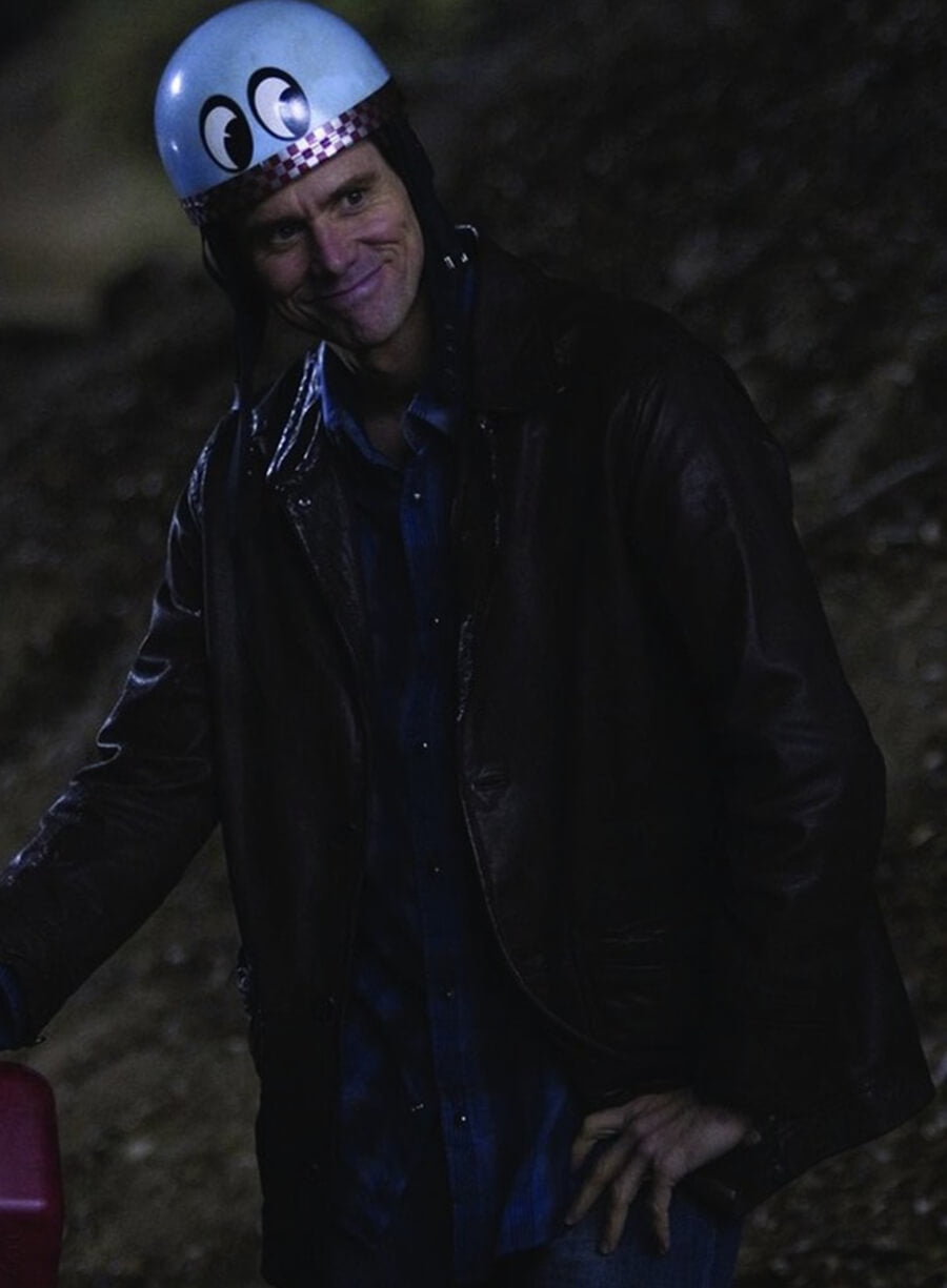 Jim Carrey Carl Allen Yes Man Black Leather Jacket