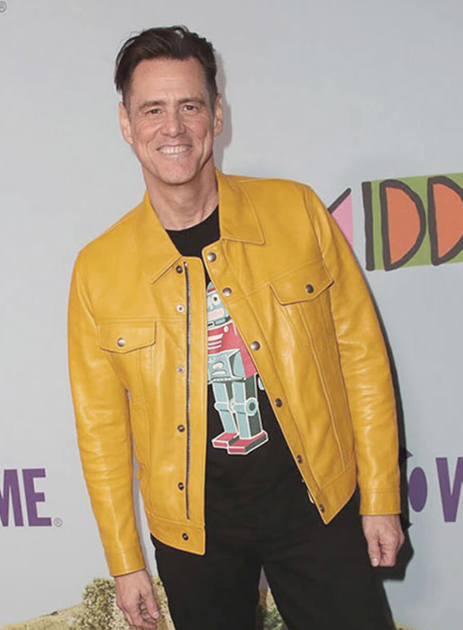 Jim Carrey Yellow Leather Jacket