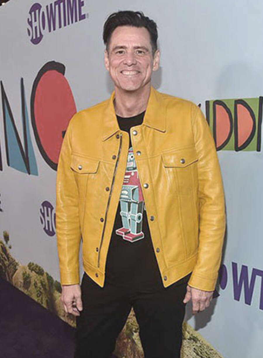 Jim Carrey Yellow Leather Jacket