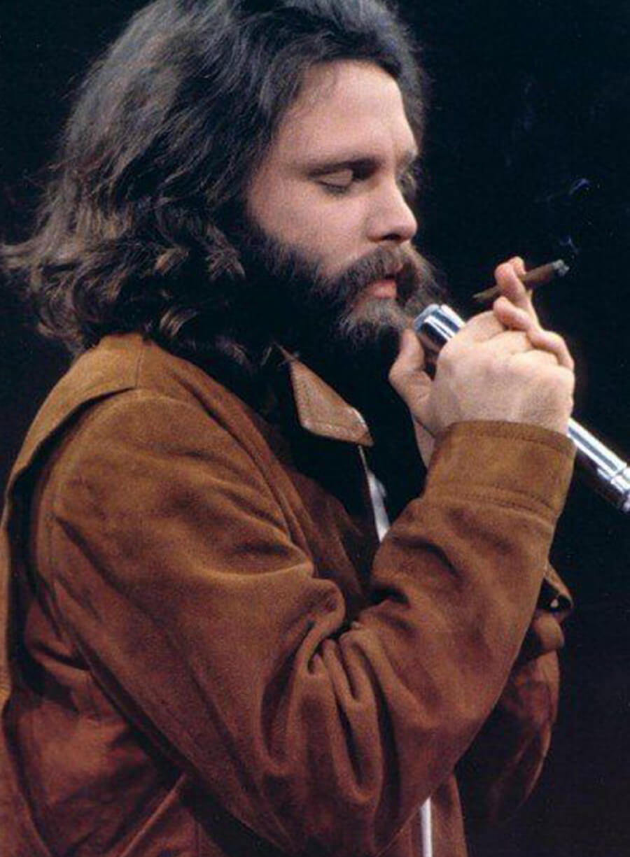 Jim Morrison Brown Suede Jacket
