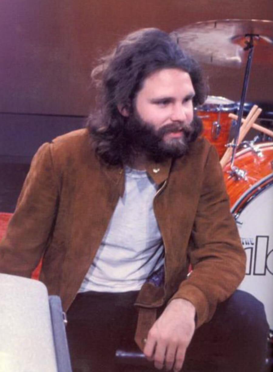 Jim Morrison Brown Suede Jacket