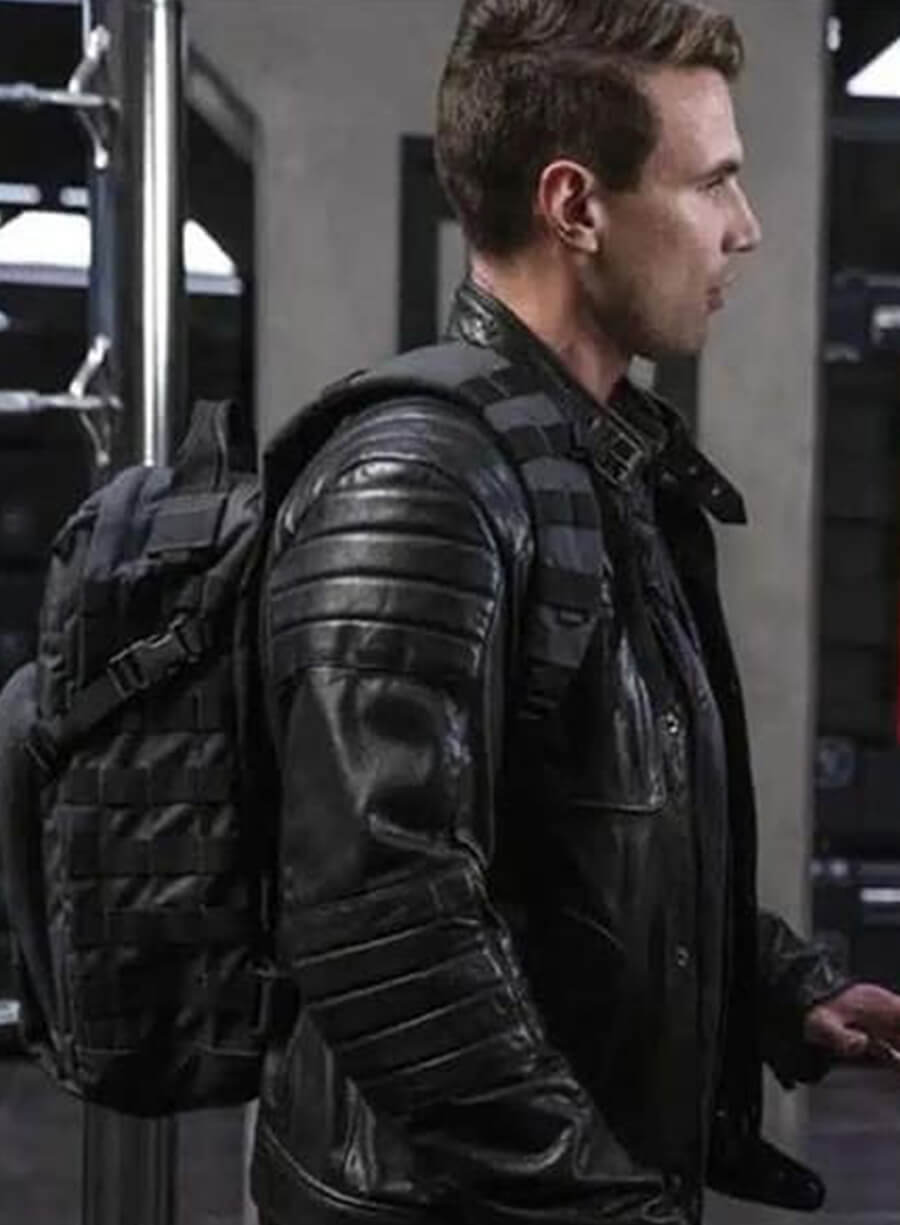 Jim Street S.W.A.T. S03 Black Leather Jacket