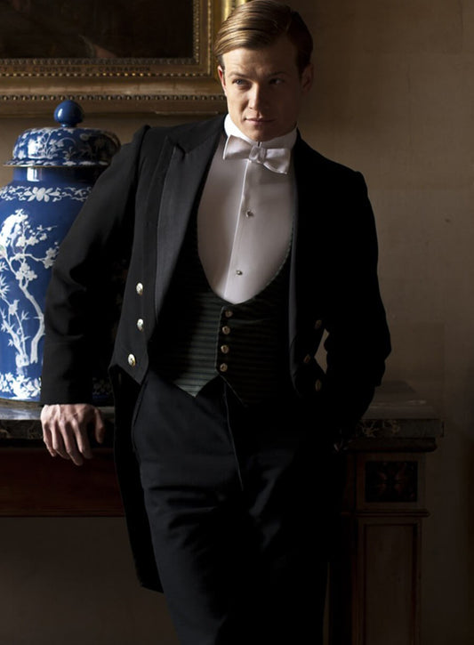 Jimmy Kent Downton Abbey Black Tailcoat
