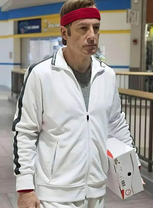 Jimmy McGill Better Call Saul White Track Jacket