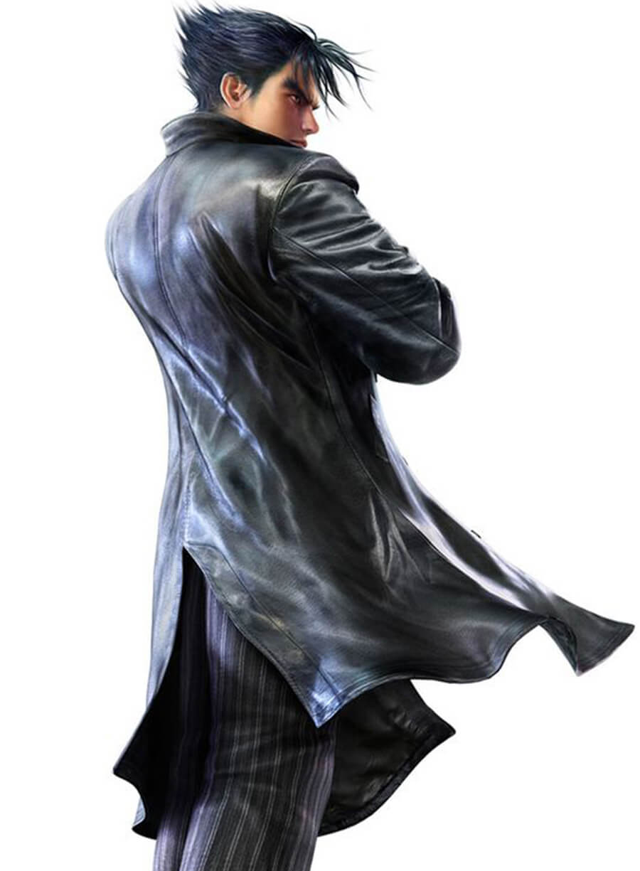 Jin Kazama Tekken 6 Black Leather Coat