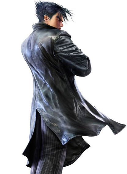 Jin Kazama Tekken 6 Black Leather Coat