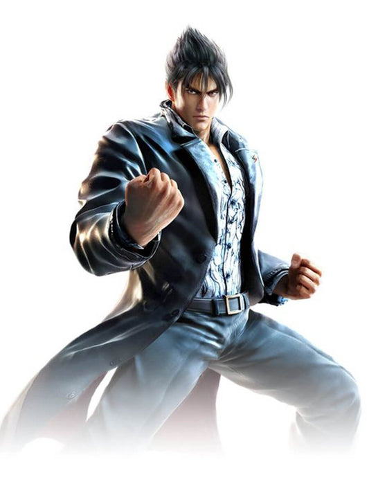 Jin Kazama Tekken 6 Black Leather Coat