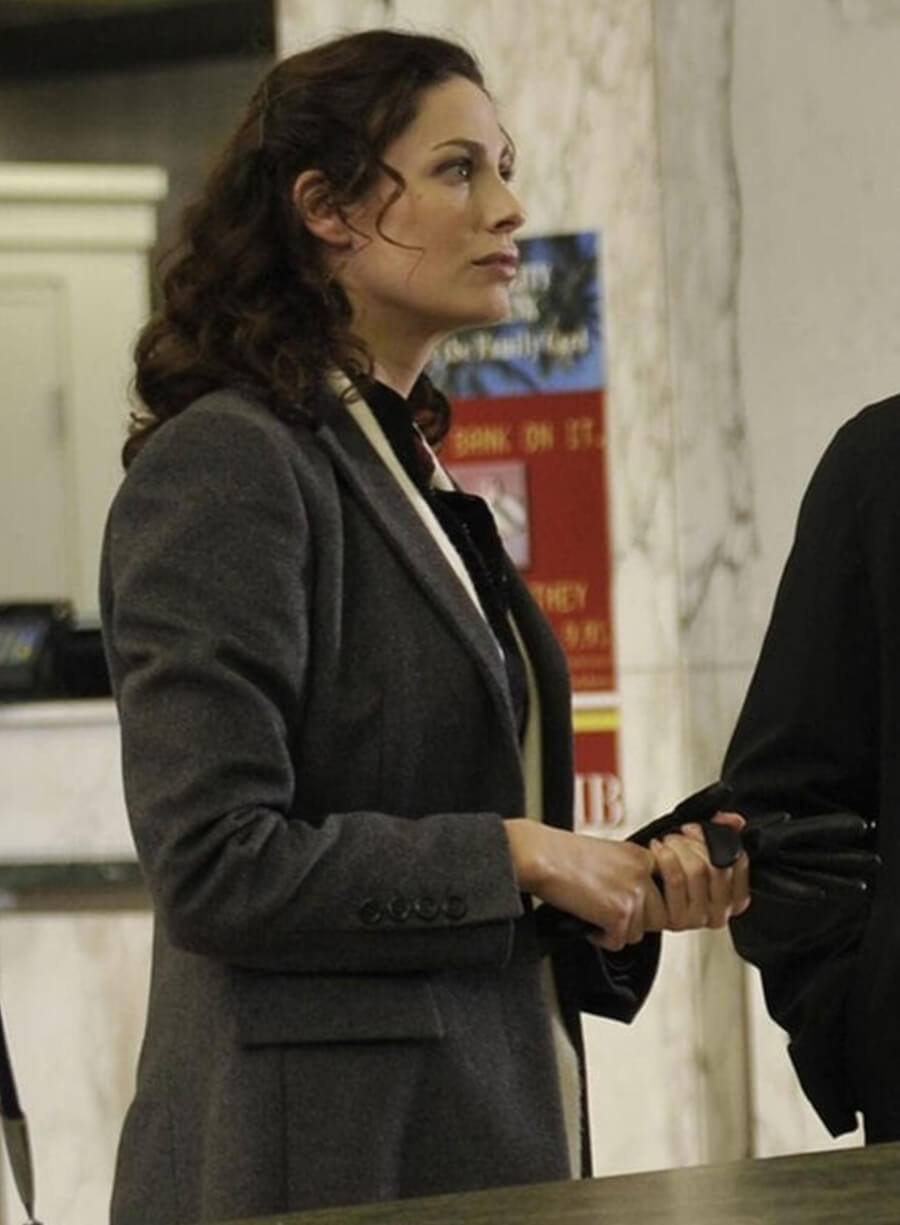 Joanne Kelly Warehouse 13 S01 Grey Wool Coat