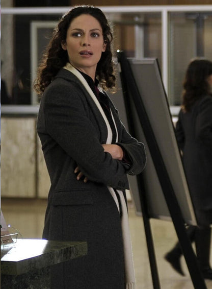 Joanne Kelly Warehouse 13 S01 Grey Wool Coat