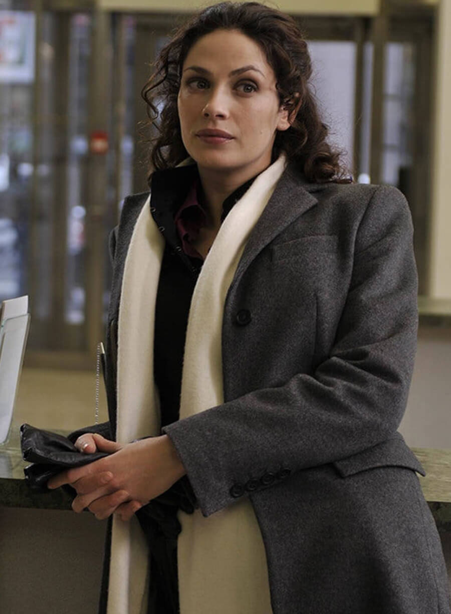 Joanne Kelly Warehouse 13 S01 Grey Wool Coat