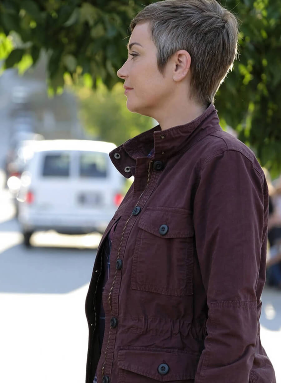 Jody Mills Supernatural Maroon Jacket