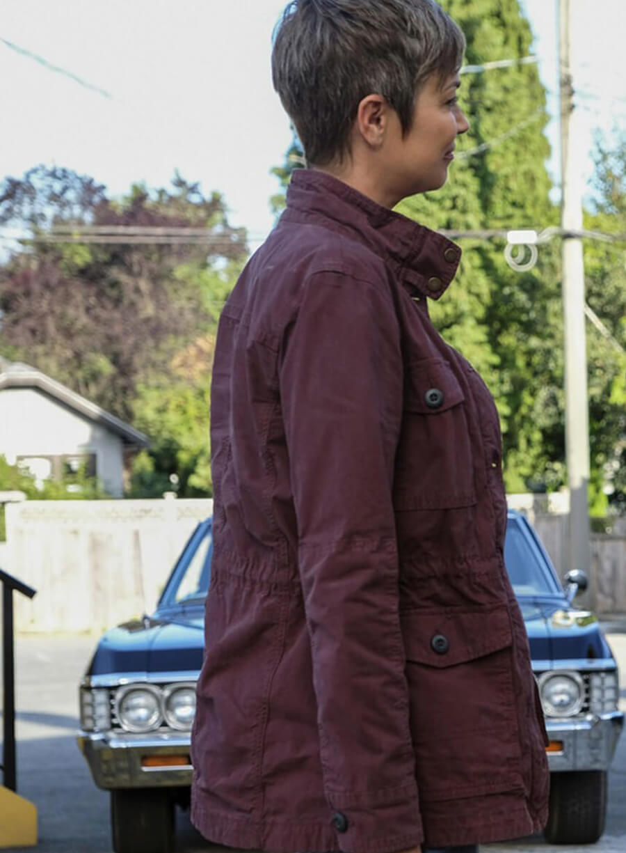 Jody Mills Supernatural Maroon Jacket