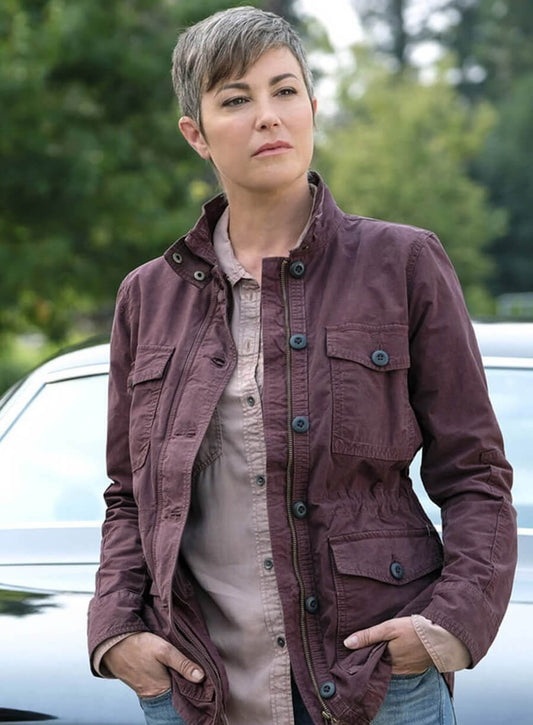 Jody Mills Supernatural Maroon Jacket