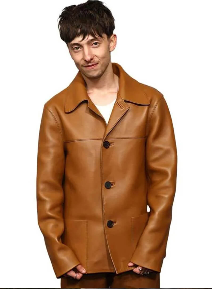 Joe Bird Leviticus 2026 Brown Leather Jacket