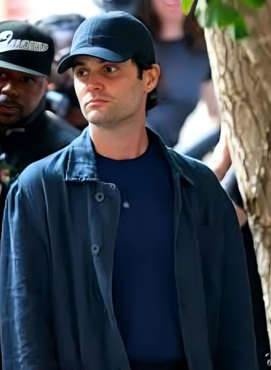 Joe Goldberg You S03 Blue Jacket