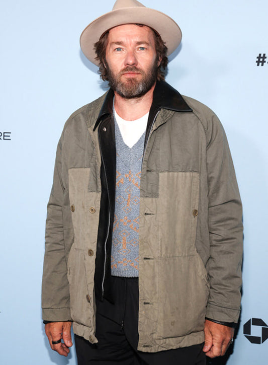 Joel Edgerton Train Dreams Green Jacket