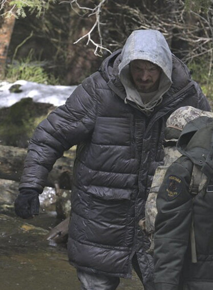 Joel Kinnaman Icefall 2025 Grey Jacket