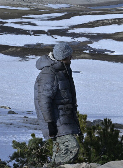 Joel Kinnaman Icefall 2025 Grey Jacket