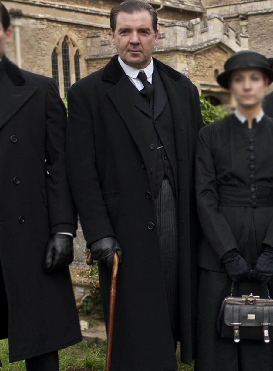 John Bates Downton Abbey Black Coat