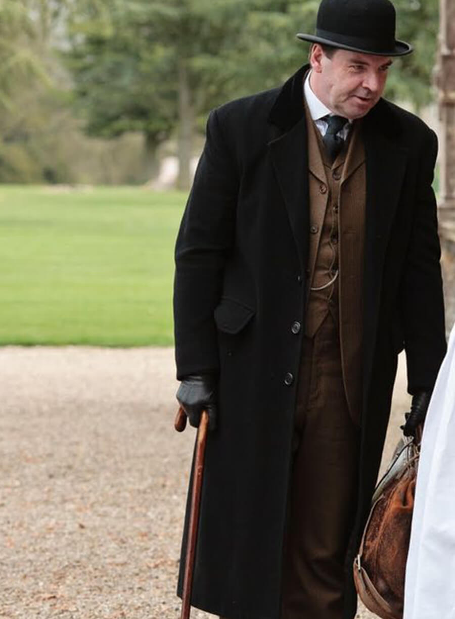 John Bates Downton Abbey Black Coat