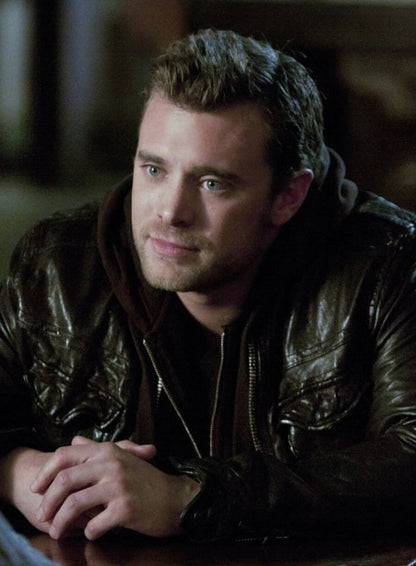 John Delario Ringer Tv Series Black Leather Jacket