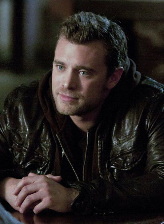 John Delario Ringer Tv Series Black Leather Jacket