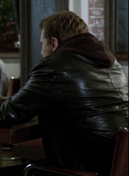 John Delario Ringer Tv Series Black Leather Jacket