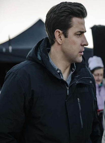 John Krasinski Tom Clancy’s Black Jacket
