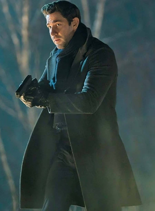 John Krasinski Tom Clancy’s Jack Ryan S04 Grey Coat