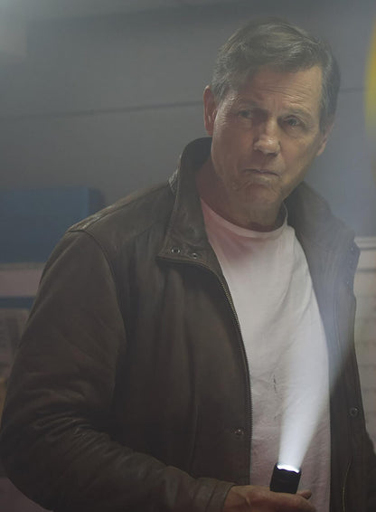 John Parker Helloween 2025 Brown Leather Jacket