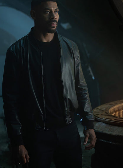 John Stewart Lanterns S01 Black Bomber Jacket
