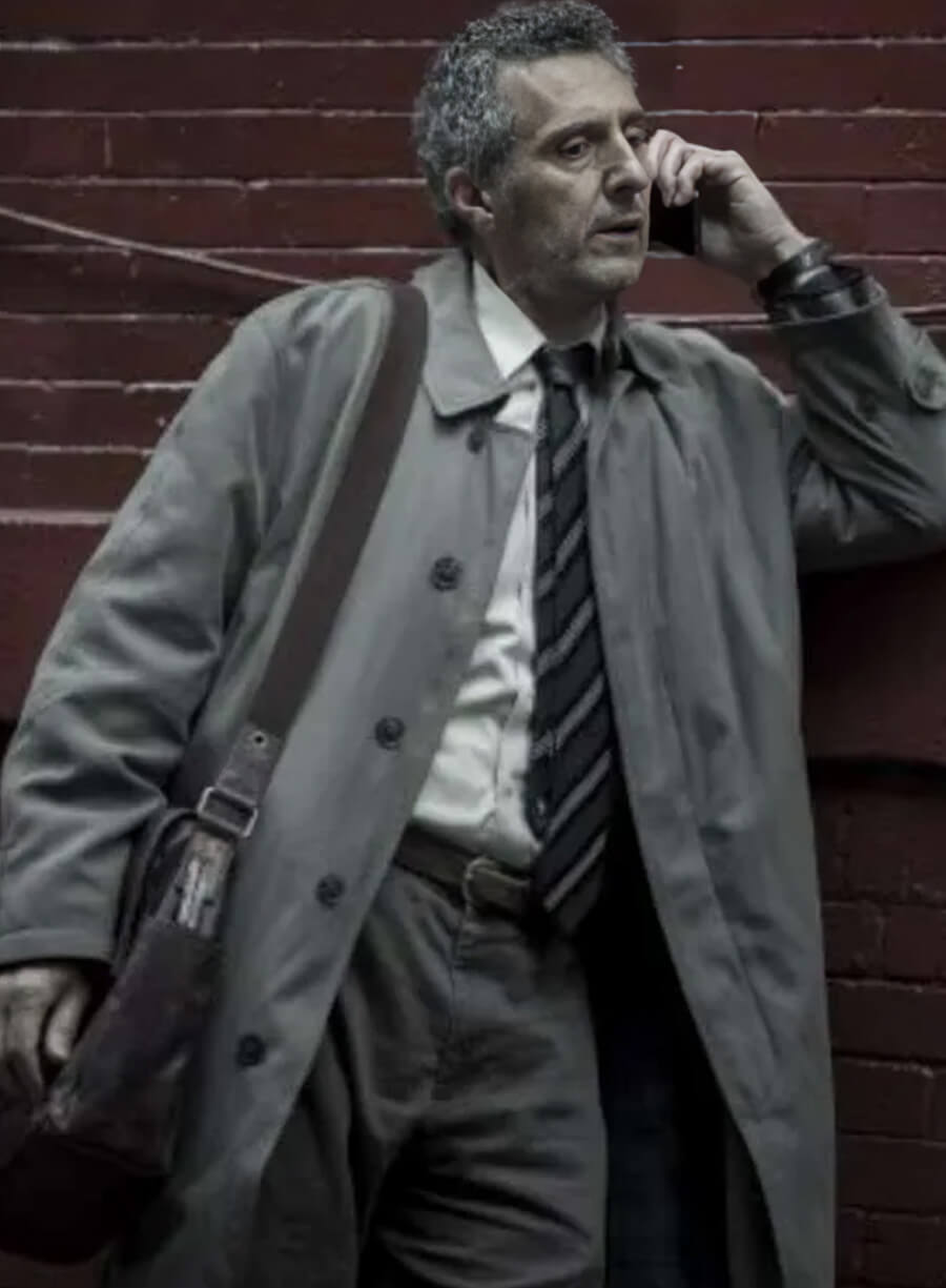 John Turturro Severance 2022 Trench Coat