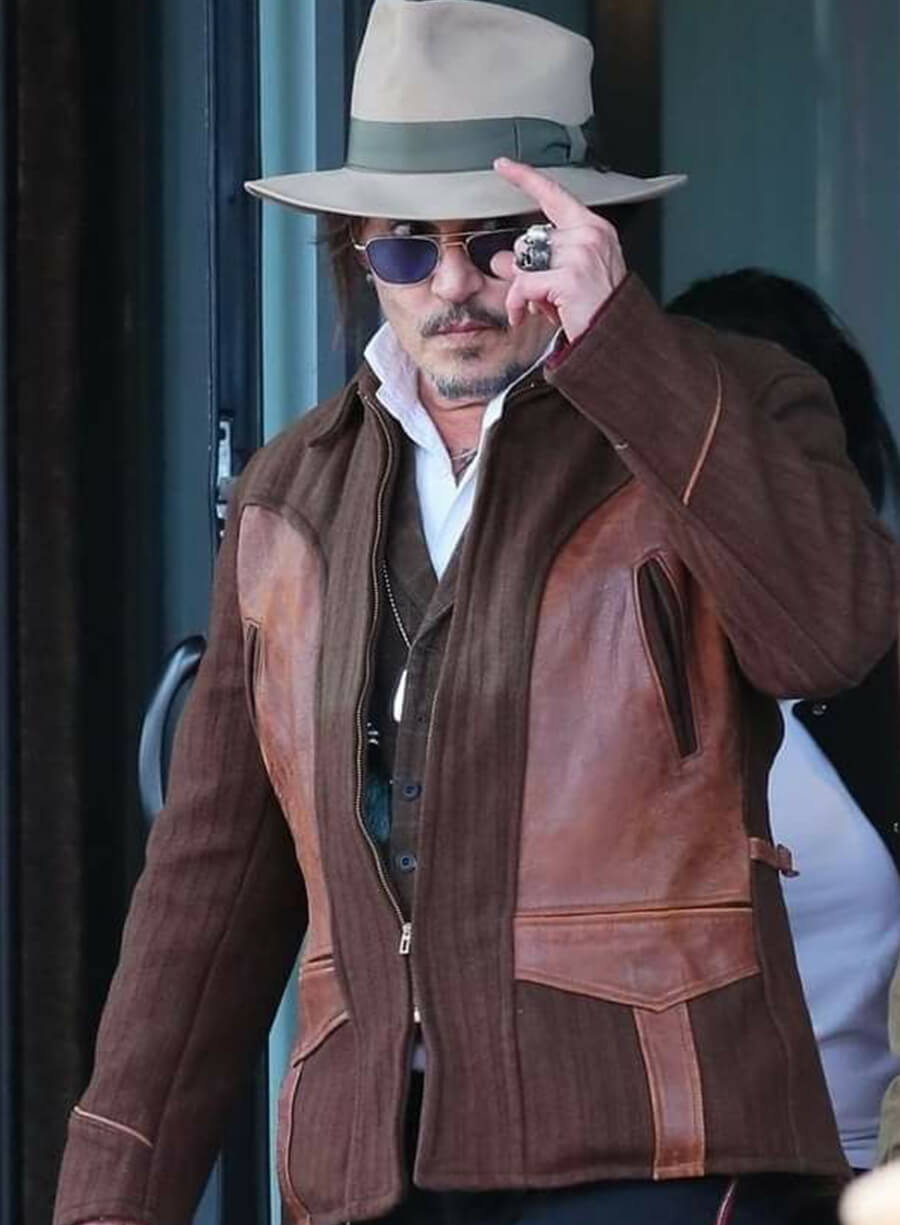 Johnny Depp Brown Jacket