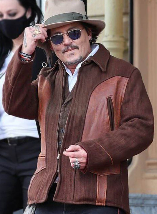 Johnny Depp Brown Jacket