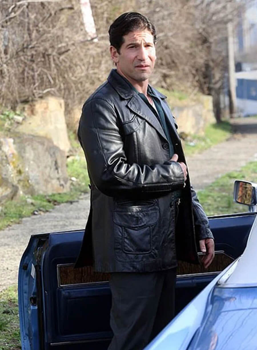 Jon Bernthal The Many Saints of Newark Leather Trench Coat