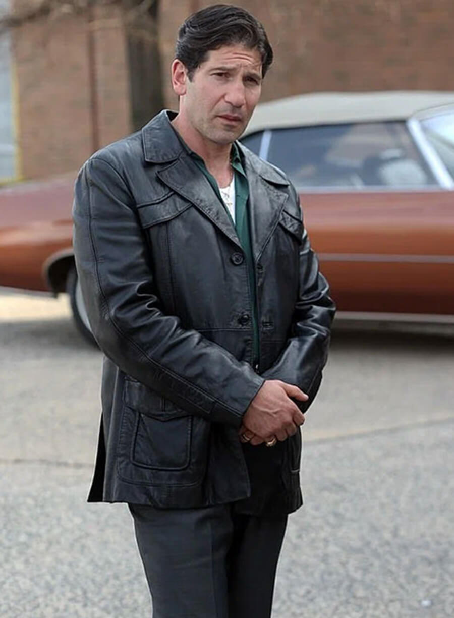 Jon Bernthal The Many Saints of Newark Leather Trench Coat