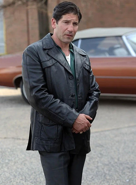 Jon Bernthal The Many Saints of Newark Leather Trench Coat