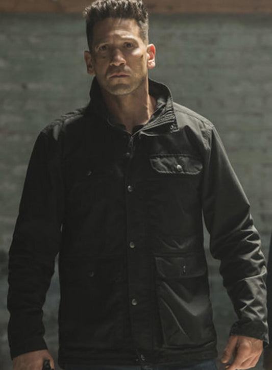 Jon Bernthal The Punisher Black Jacket