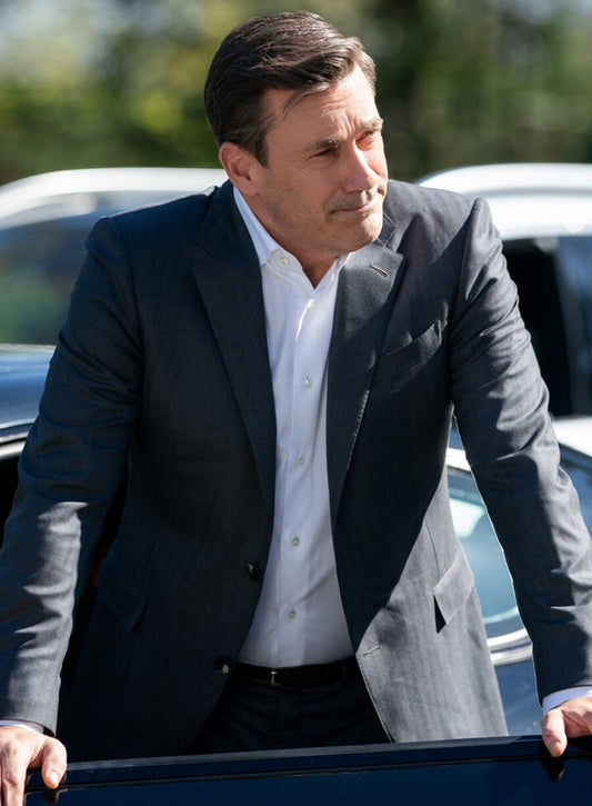 Jon Hamm Your Friends and Neighbors Grey Blazer