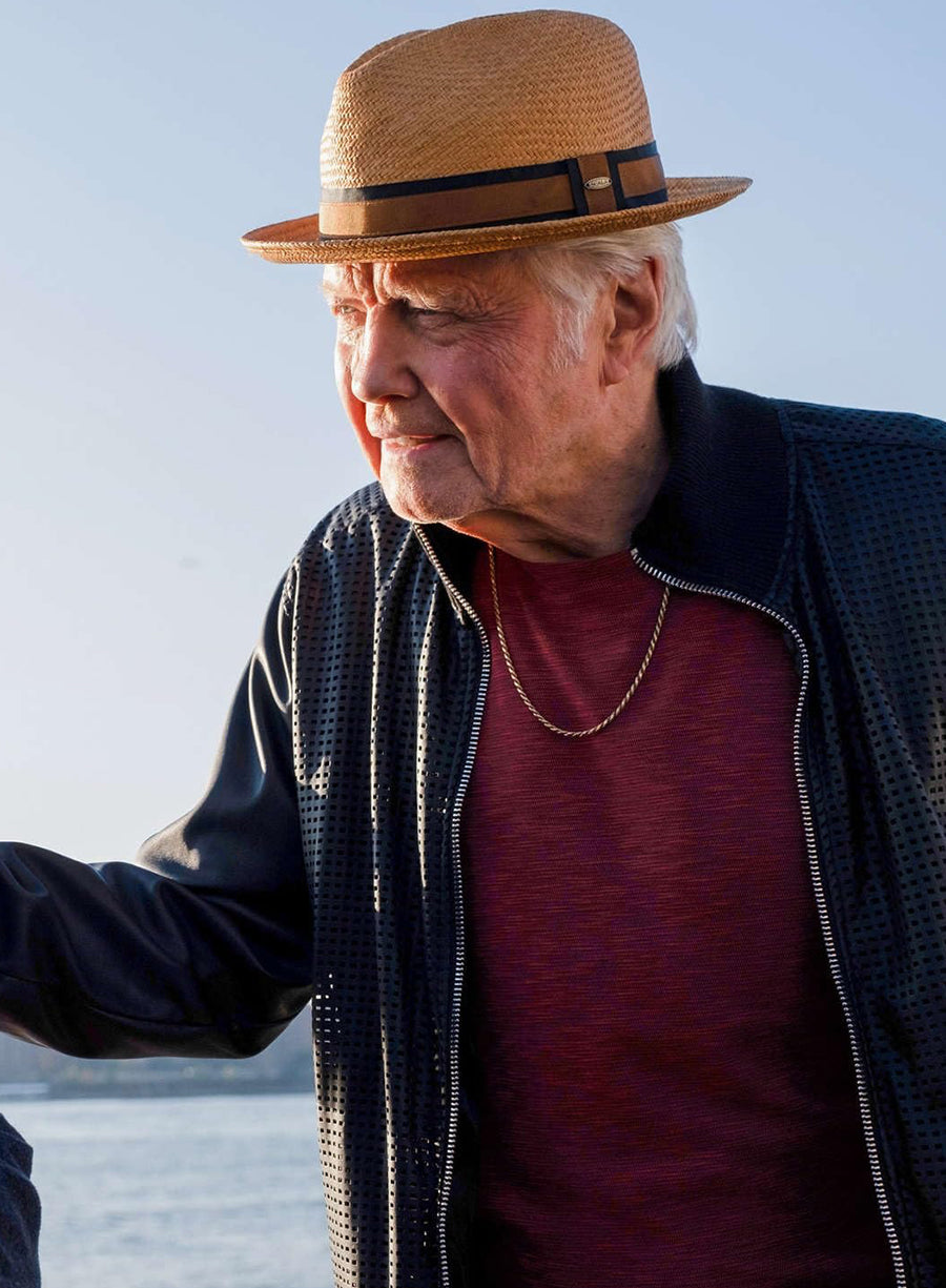 Jon Voight Mickey Donovan Black Leather Jacket