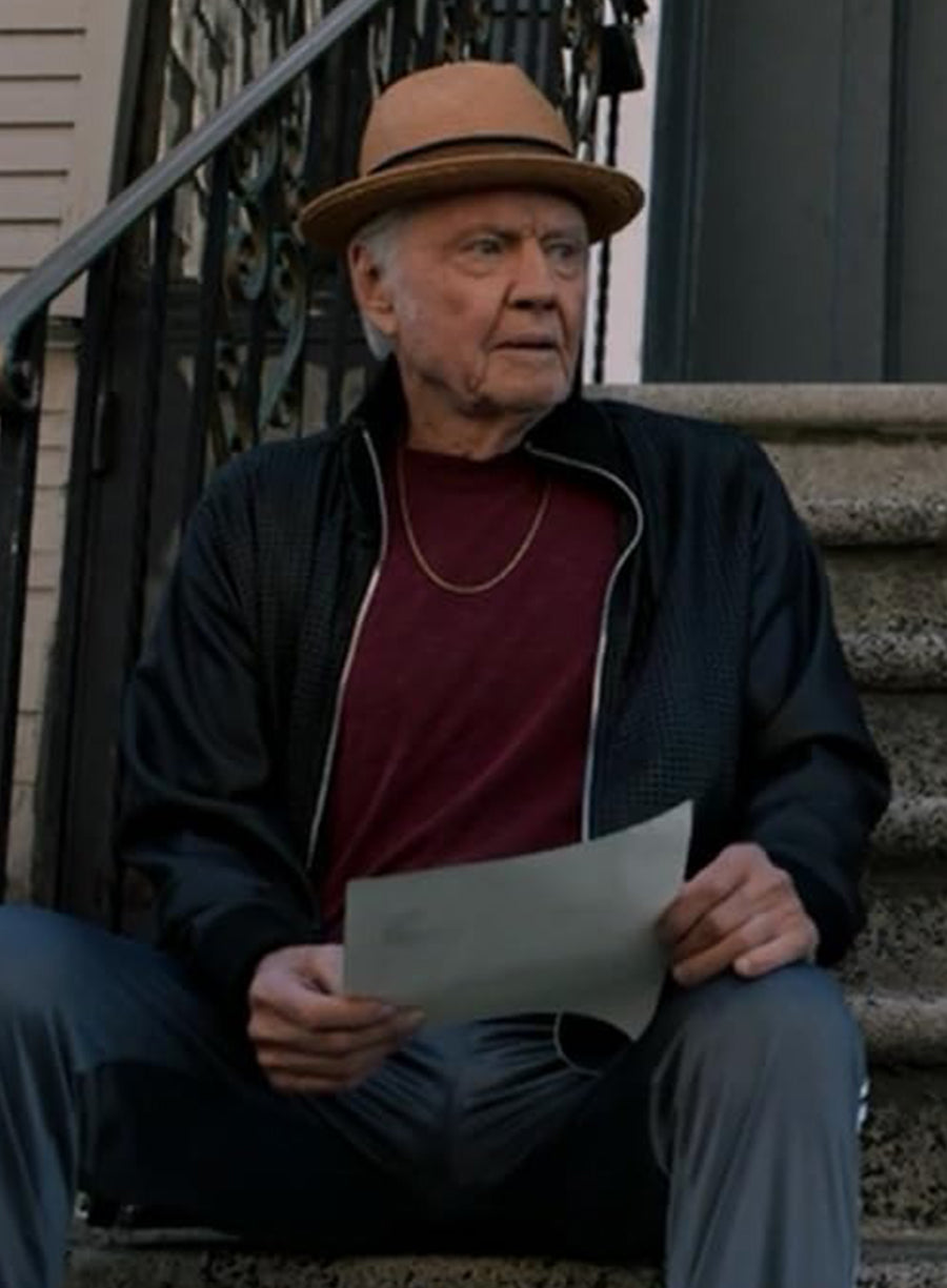 Jon Voight Mickey Donovan Black Leather Jacket